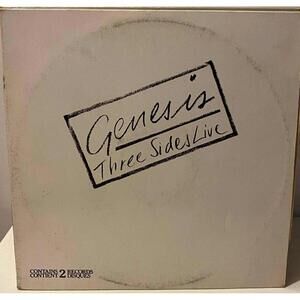 Genesis – Three Sides Live Vinyl Record LP 33RPM VG+ AJ10